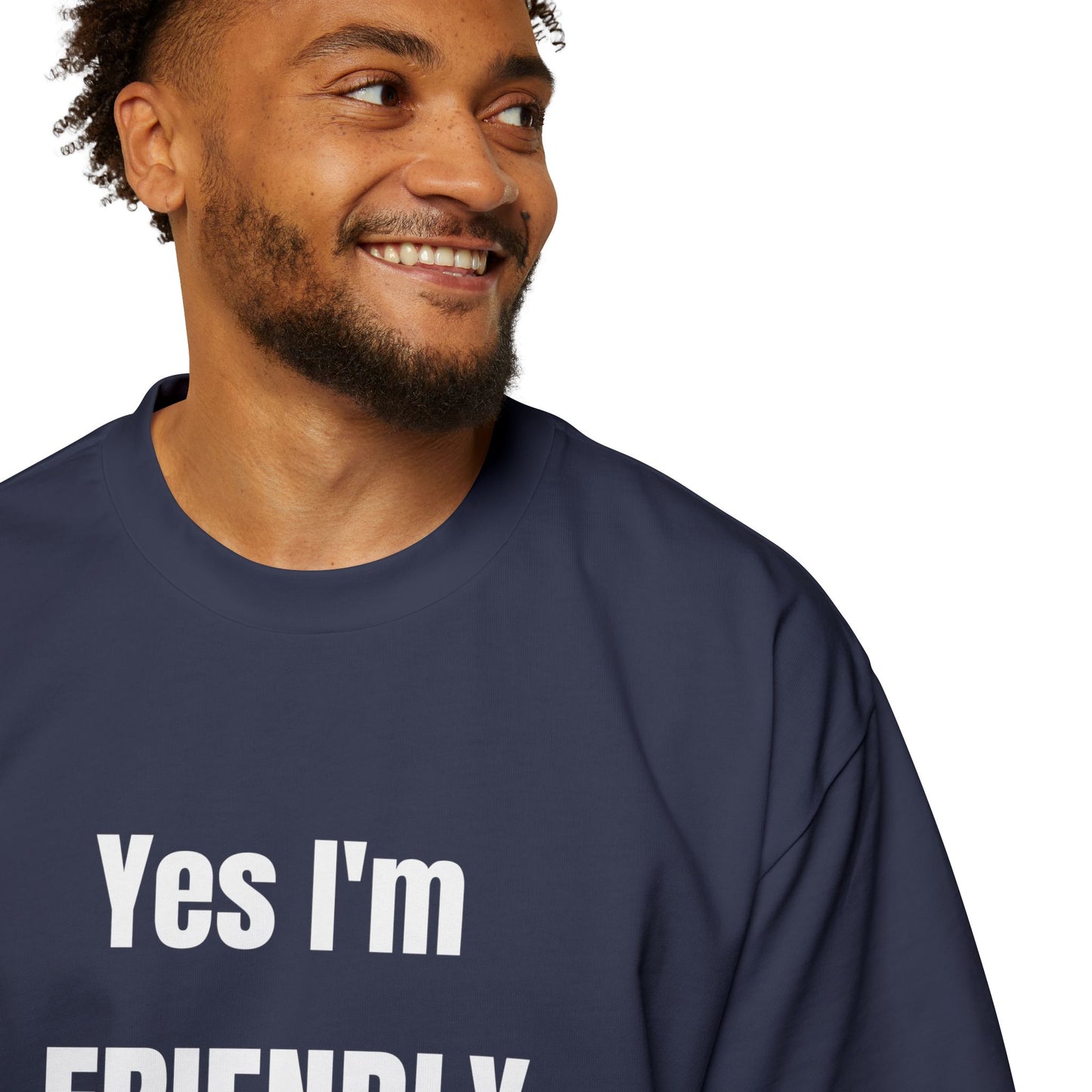 Yes I'm Friendly Dog Graphic Tee — Funny Dachshund Sunglasses T-Shirt