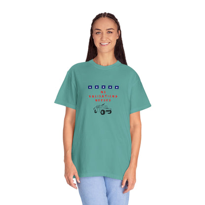 T-Shirt — "No Validations Needed" Patriotic Truck Graphic