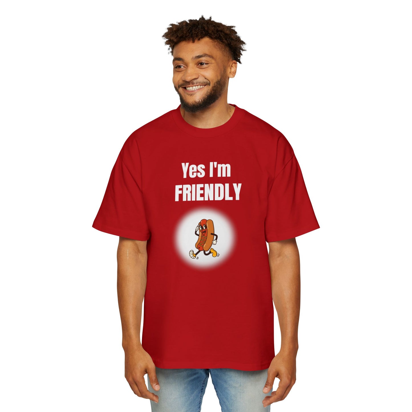 Yes I’m Friendly Hot Dog T-Shirt