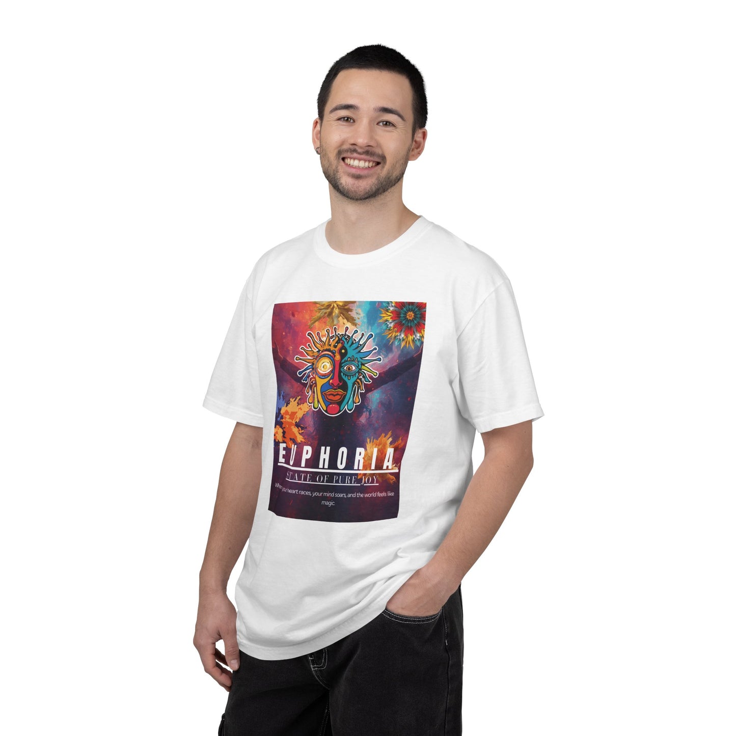 Euphoria Psychedelic Art T-Shirt- Music festivals 2026