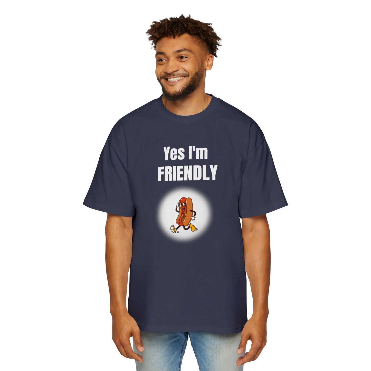 Yes I’m Friendly Hot Dog T-Shirt