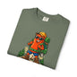 Adventure First Graphic Tee — Hiking Backpacker Badge Shirt