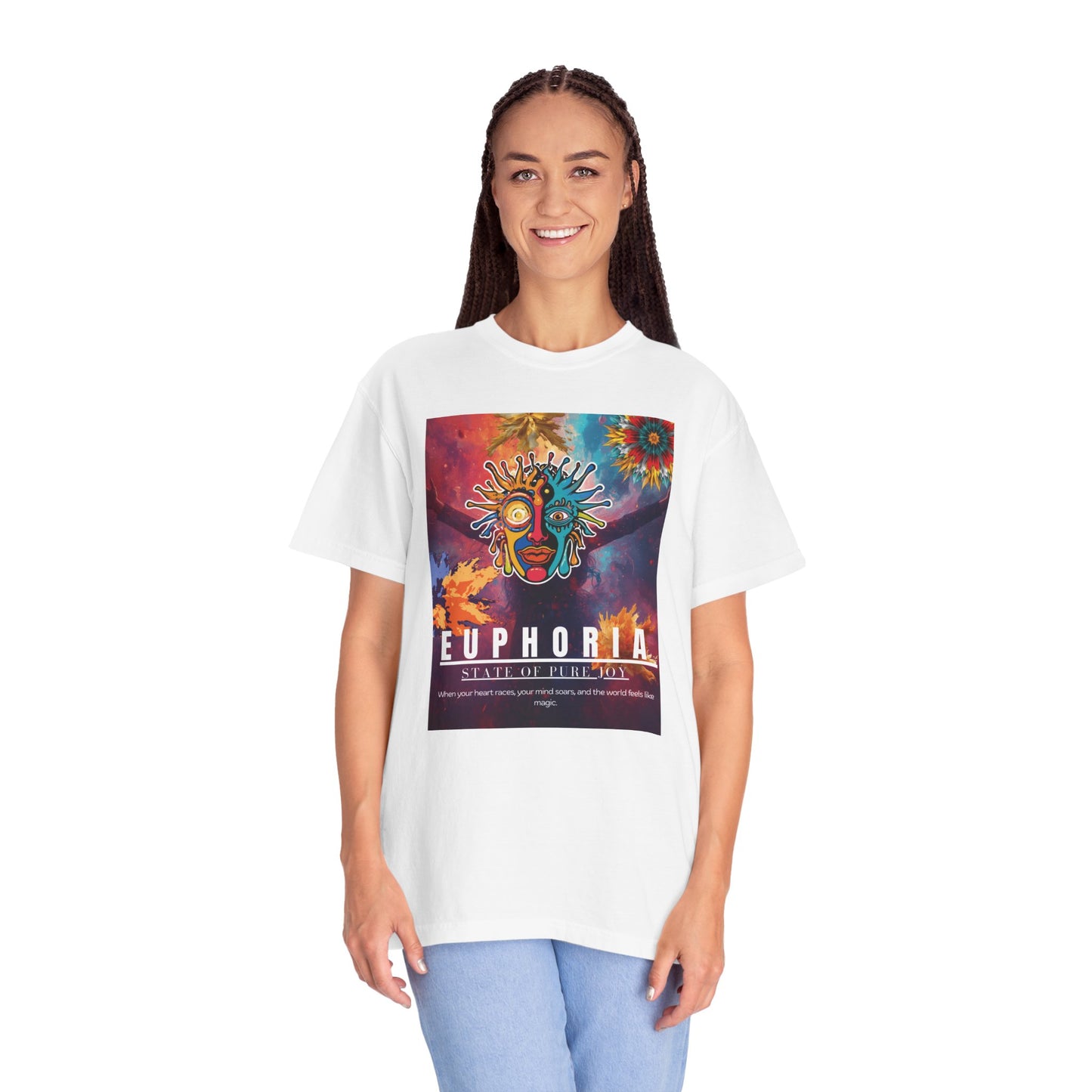 Euphoria Psychedelic Art T-Shirt- Music festivals 2026