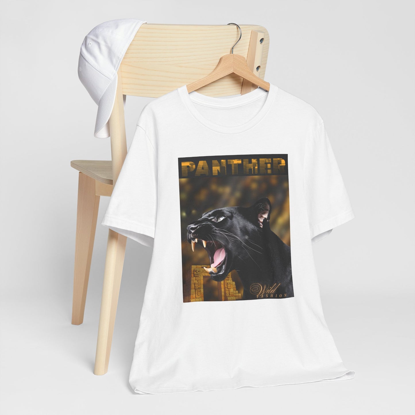 Panther Roar Graphic Tee – Black Panther Animal Wildlife T-Shirt