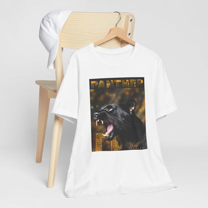 Panther Roar Graphic Tee – Black Panther Animal Wildlife T-Shirt