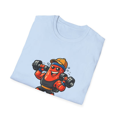 Strong Enough T-Shirt – Cute Dumbbell Gym Graphic Lightweight Cotton Tee