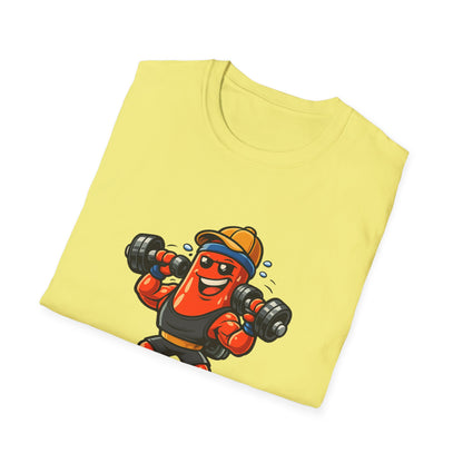 Strong Enough T-Shirt – Cute Dumbbell Gym Graphic Lightweight Cotton Tee