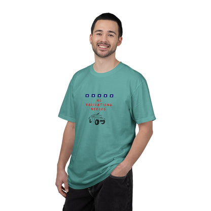 T-Shirt — "No Validations Needed" Patriotic Truck Graphic