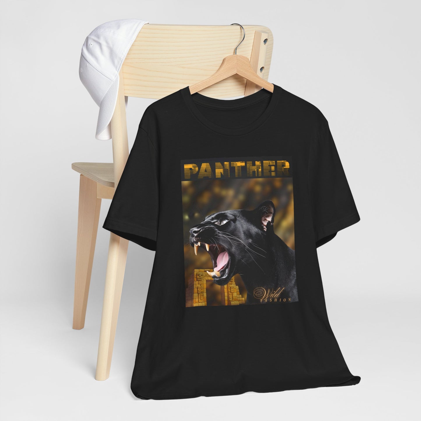 Panther Roar Graphic Tee – Black Panther Animal Wildlife T-Shirt