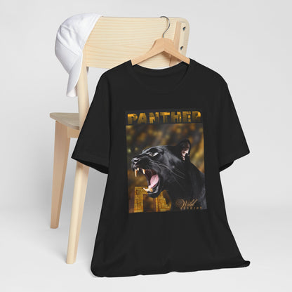 Panther Roar Graphic Tee – Black Panther Animal Wildlife T-Shirt