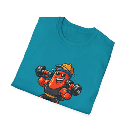Strong Enough T-Shirt – Cute Dumbbell Gym Graphic Lightweight Cotton Tee