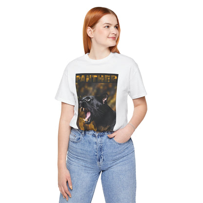 Panther Roar Graphic Tee – Black Panther Animal Wildlife T-Shirt