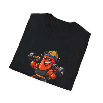 Strong Enough T-Shirt – Cute Dumbbell Gym Graphic Lightweight Cotton Tee