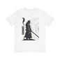 Samurai Graphic Tee - Katana Warrior Silhouette T-Shirt