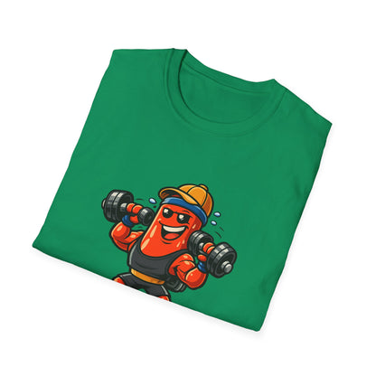 Strong Enough T-Shirt – Cute Dumbbell Gym Graphic Lightweight Cotton Tee