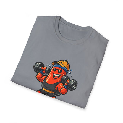 Strong Enough T-Shirt – Cute Dumbbell Gym Graphic Lightweight Cotton Tee