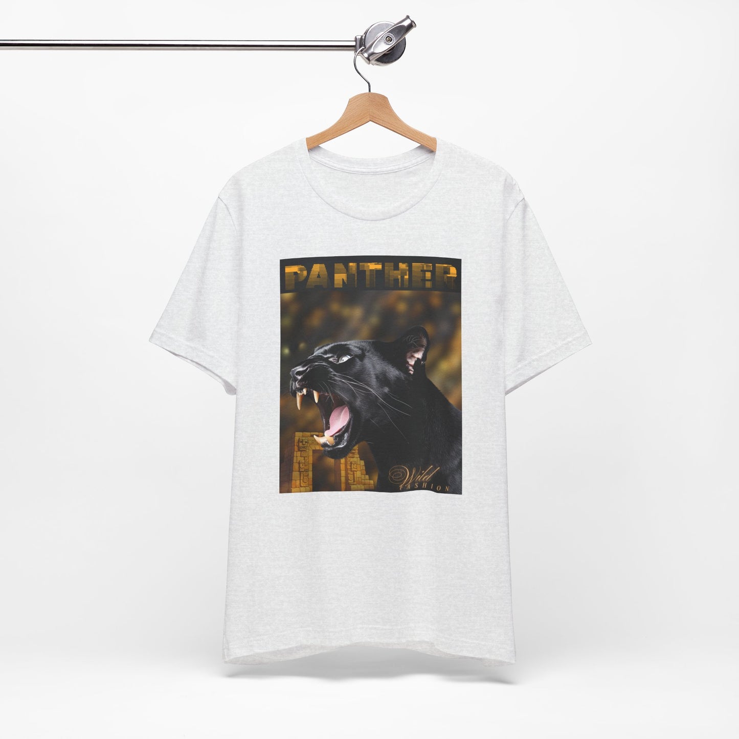 Panther Roar Graphic Tee – Black Panther Animal Wildlife T-Shirt