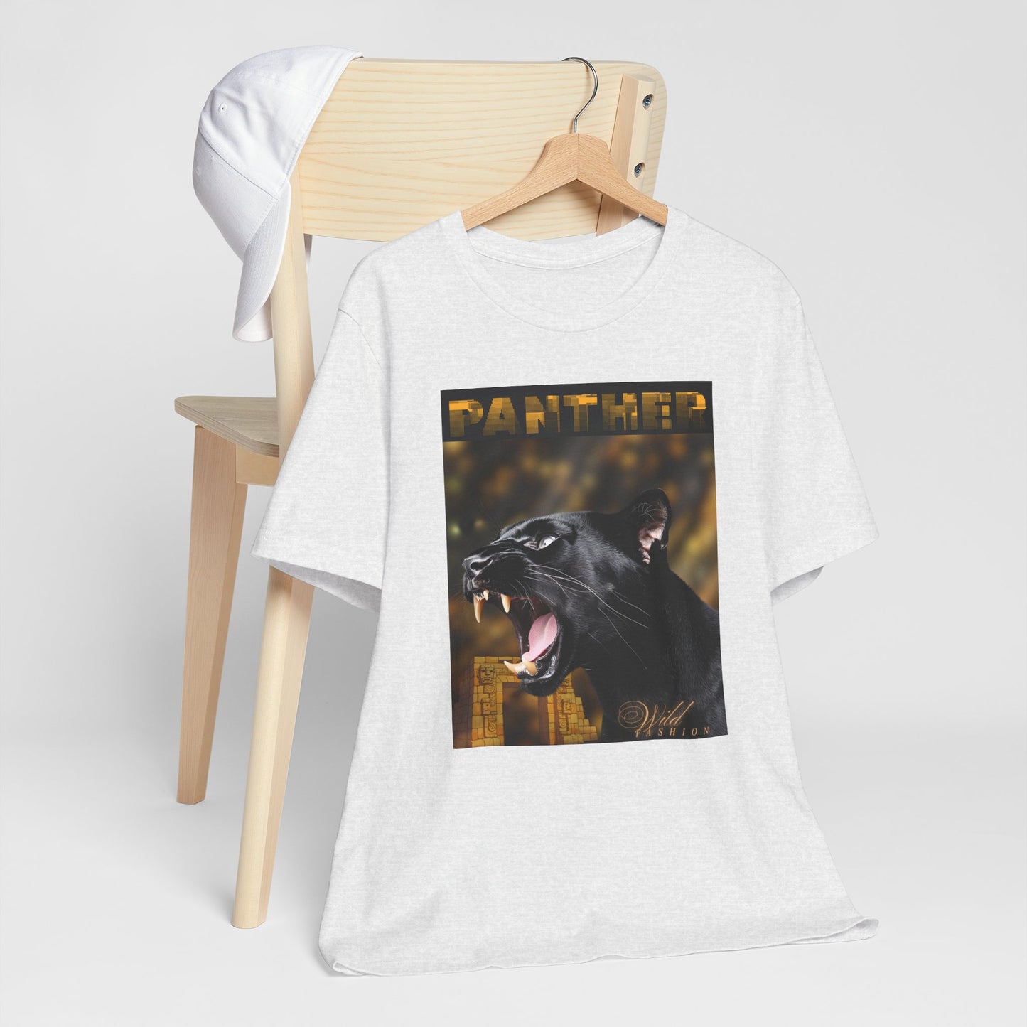 Panther Roar Graphic Tee – Black Panther Animal Wildlife T-Shirt