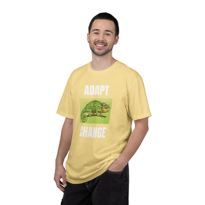 Adapt & Change T-Shirt — Chameleon Graphic Tee for Growth & Motivation