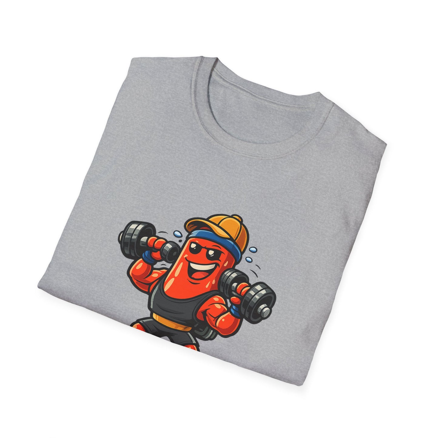 Strong Enough T-Shirt – Cute Dumbbell Gym Graphic Lightweight Cotton Tee