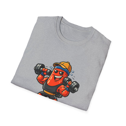 Strong Enough T-Shirt – Cute Dumbbell Gym Graphic Lightweight Cotton Tee