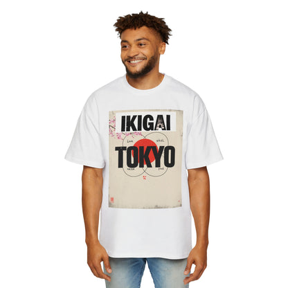 Ikigai Tokyo Graphic Tee — Samurai Red Sun Streetwear T-Shirt