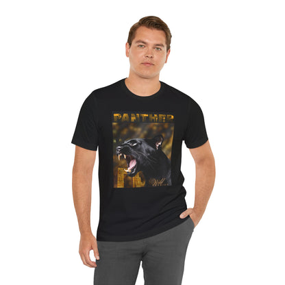 Panther Roar Graphic Tee – Black Panther Animal Wildlife T-Shirt