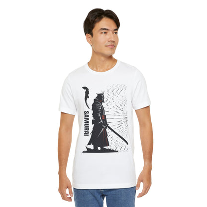 Samurai Graphic Tee - Katana Warrior Silhouette T-Shirt