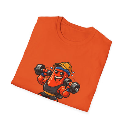 Strong Enough T-Shirt – Cute Dumbbell Gym Graphic Lightweight Cotton Tee