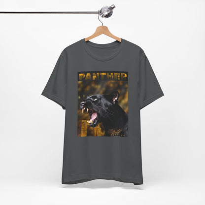 Panther Roar Graphic Tee – Black Panther Animal Wildlife T-Shirt