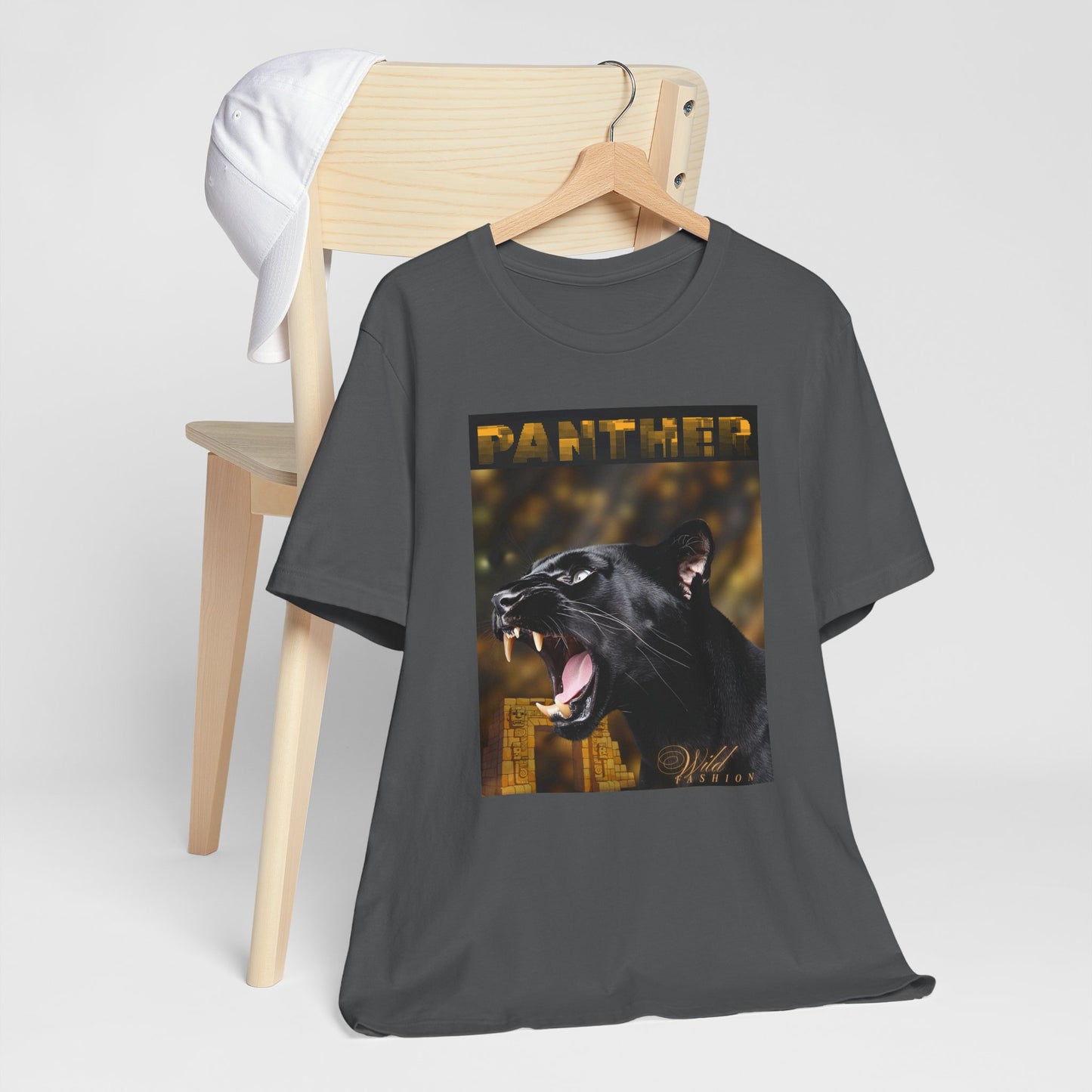 Panther Roar Graphic Tee – Black Panther Animal Wildlife T-Shirt