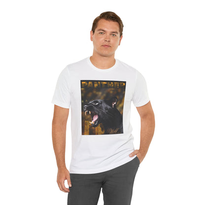 Panther Roar Graphic Tee – Black Panther Animal Wildlife T-Shirt