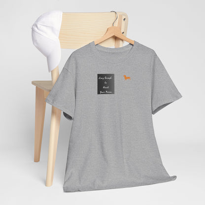 Dachshund Pocket Tee — "Long Enough to Reach Your Nerve" T-shirt