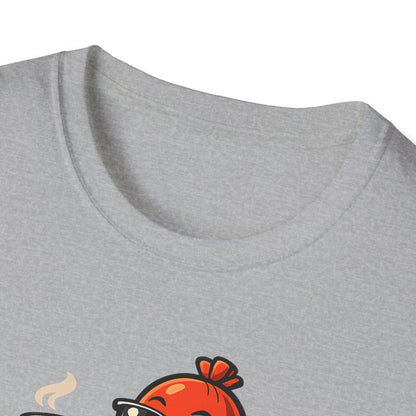 Powered by Bad Decisions Funny T-Shirt – Hot Dog Coffee Graphic Cotton Tee
