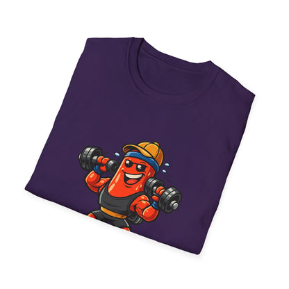 Strong Enough T-Shirt – Cute Dumbbell Gym Graphic Lightweight Cotton Tee