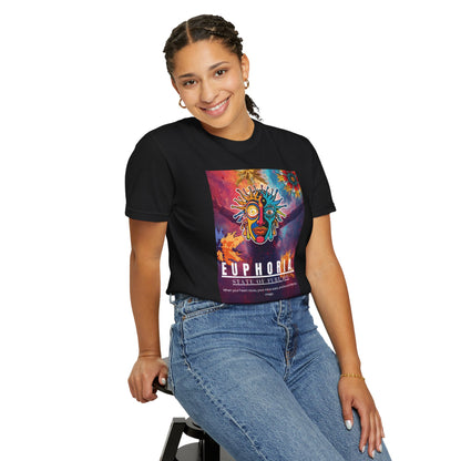 Euphoria Psychedelic Art T-Shirt- Music festivals 2026