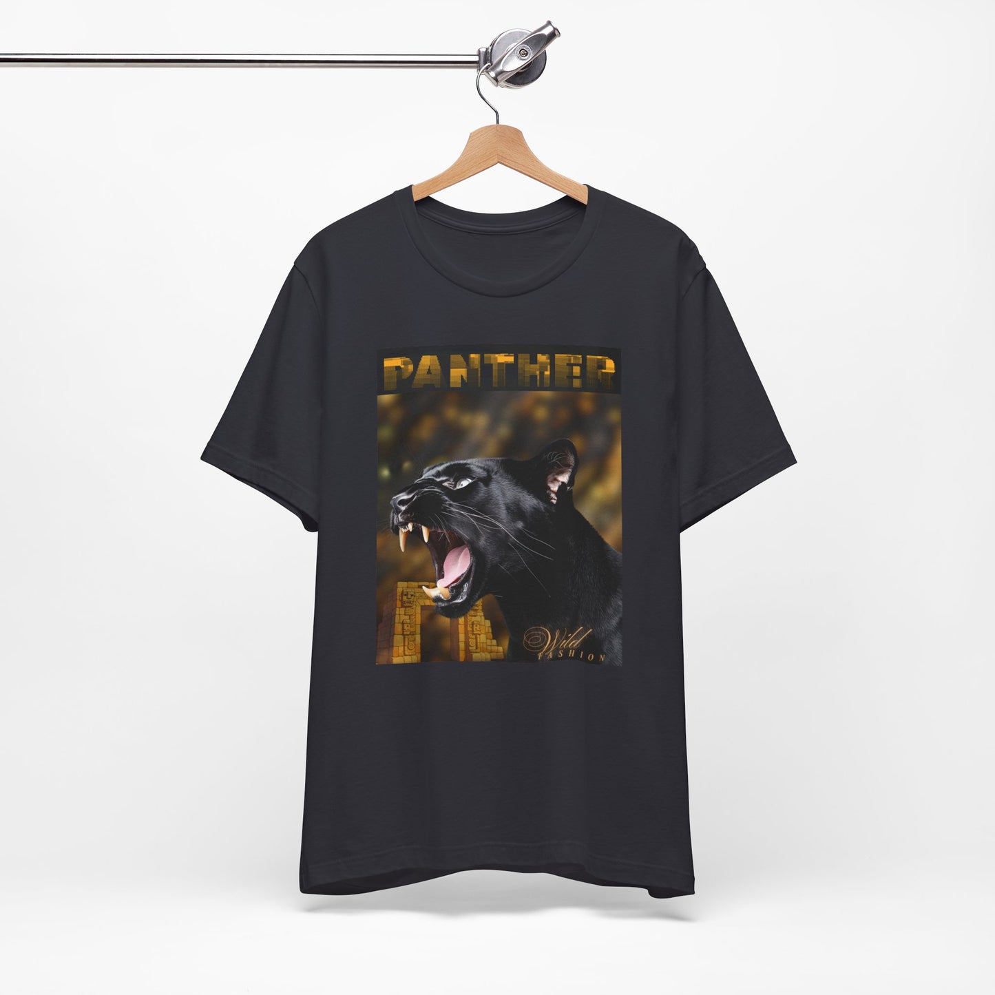 Panther Roar Graphic Tee – Black Panther Animal Wildlife T-Shirt