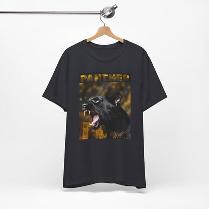 Panther Roar Graphic Tee – Black Panther Animal Wildlife T-Shirt