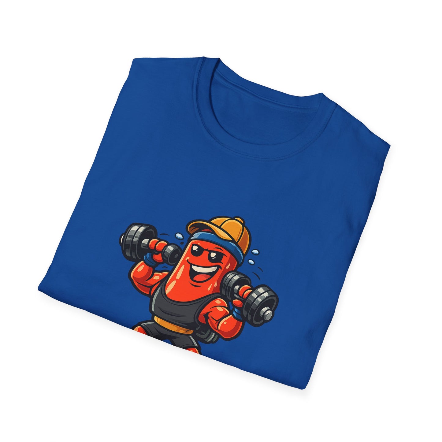 Strong Enough T-Shirt – Cute Dumbbell Gym Graphic Lightweight Cotton Tee