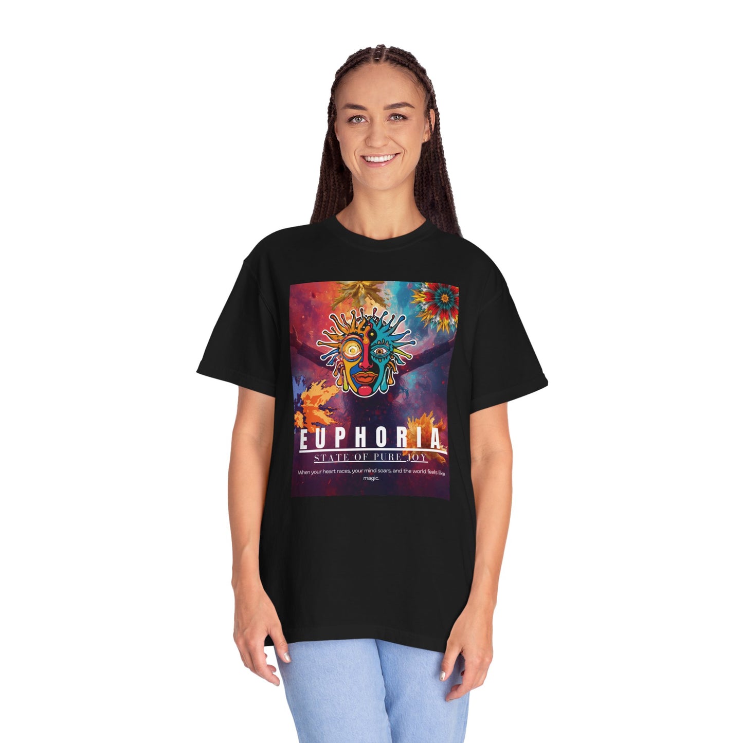 Euphoria Psychedelic Art T-Shirt- Music festivals 2026