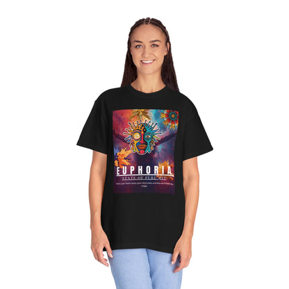 Euphoria Psychedelic Art T-Shirt- Music festivals 2026