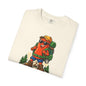 Adventure First Graphic Tee — Hiking Backpacker Badge Shirt