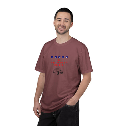 T-Shirt — "No Validations Needed" Patriotic Truck Graphic
