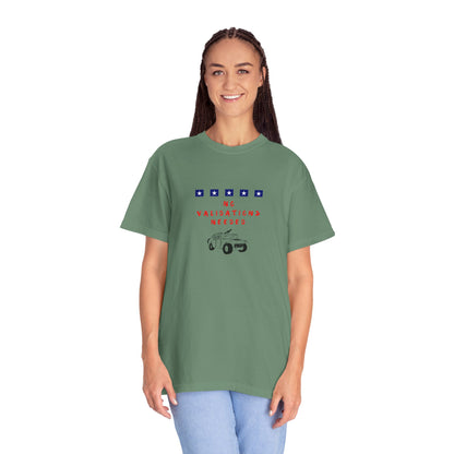 T-Shirt — "No Validations Needed" Patriotic Truck Graphic