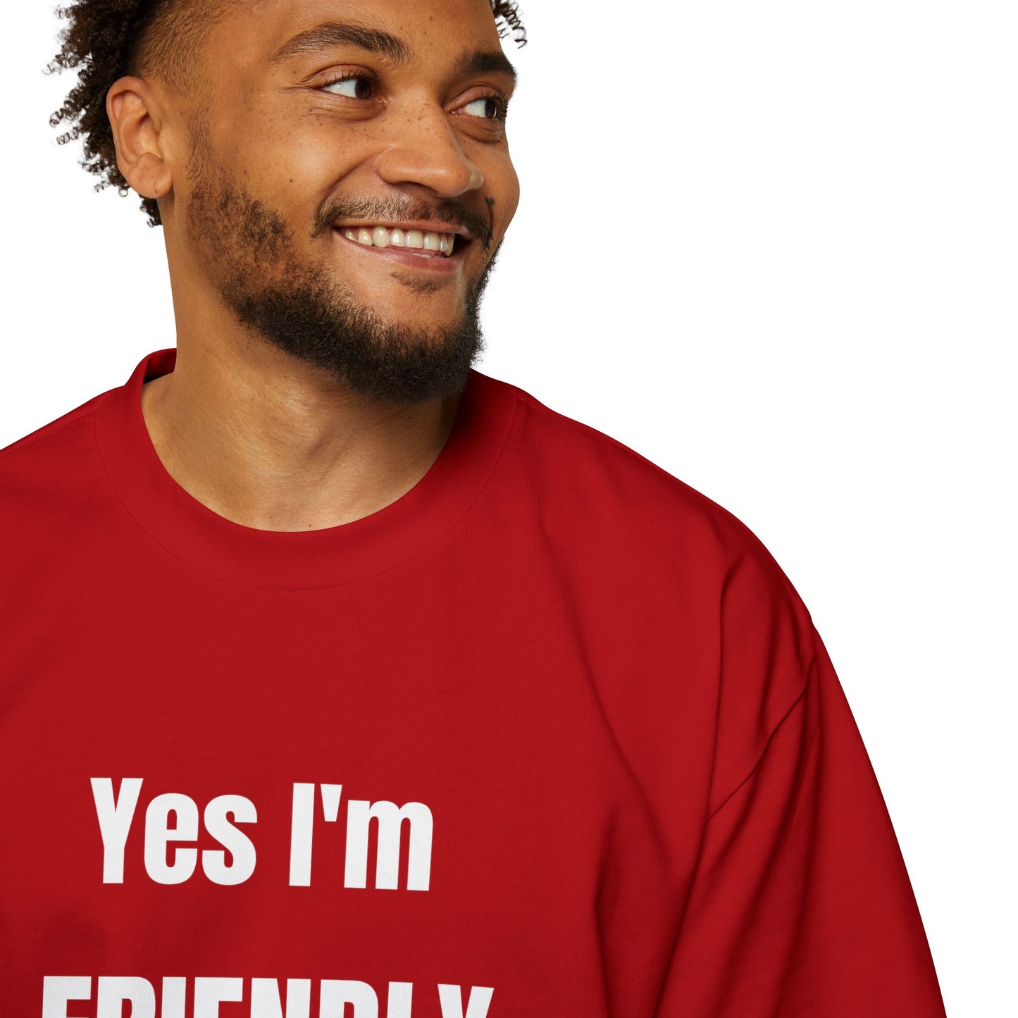 Yes I'm Friendly Dog Graphic Tee — Funny Dachshund Sunglasses T-Shirt