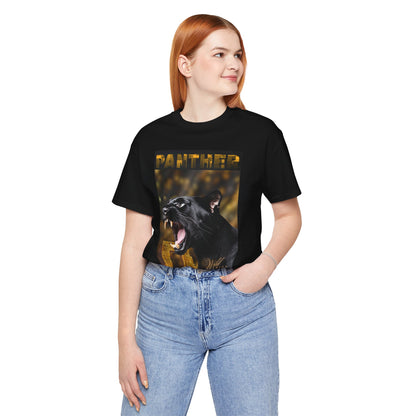 Panther Roar Graphic Tee – Black Panther Animal Wildlife T-Shirt