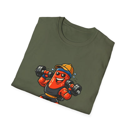 Strong Enough T-Shirt – Cute Dumbbell Gym Graphic Lightweight Cotton Tee