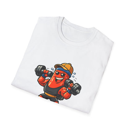 Strong Enough T-Shirt – Cute Dumbbell Gym Graphic Lightweight Cotton Tee