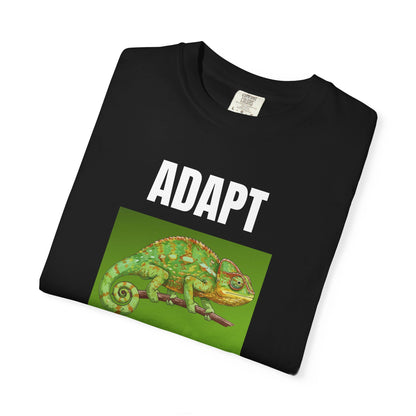 Adapt & Change T-Shirt — Chameleon Graphic Tee for Growth & Motivation