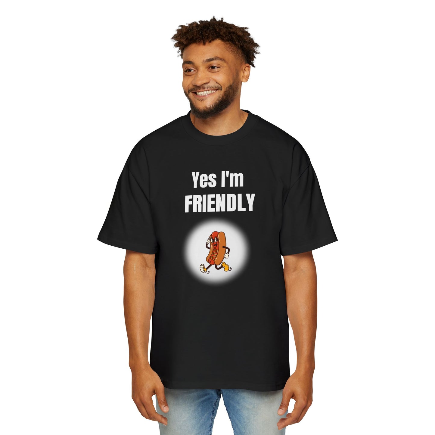 Yes I’m Friendly Hot Dog T-Shirt